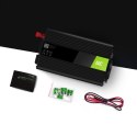Przetwornica Napięcia Inwerter 12V na 230V 1000W/2000W Modyfikowana sinusoida Green Cell
