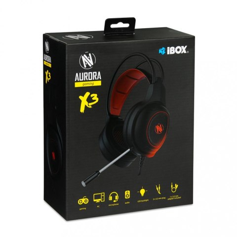 Słuchawki Aurora X3 gaming IBOX