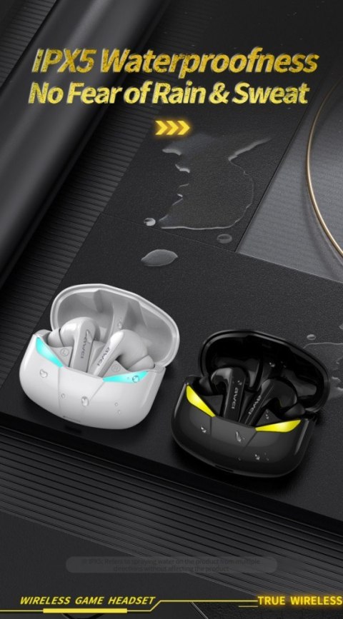 Słuchawki Bluetooth 5.0 T35 TWS + Stacja dokująca -Dla Graczy- czarne AWEI Słuchawki Bluetooth 5.0 T35 TWS + Stacja dokująca -Dla Graczy- czarne AWEI
