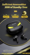 Słuchawki Bluetooth 5.0 T35 TWS + Stacja dokująca -Dla Graczy- czarne AWEI