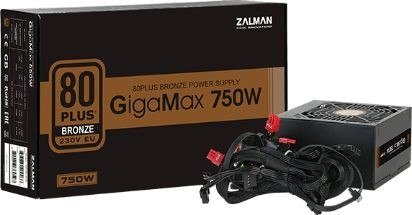 Zasilacz GigaMax 750W 80+ BRONZE EU ZM750-GVII Zalman Zasilacz GigaMax 750W 80+ BRONZE EU ZM750-GVII Zalman