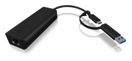 Kabel IB-LAN100-C3 USB 3.0 TYPE_C na Gigabit Ethernet LAN IcyBox