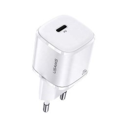 Ładowarka sieciowa 20W 1xUSB-C T36 PD3.0 Fast Charging Only Head Biała USAMS
