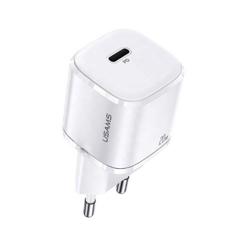 Ładowarka sieciowa 20W 1xUSB-C T36 PD3.0 Fast Charging Only Head Biała USAMS