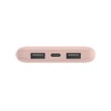 PowerBank 10 000mAh USB A i C 15W różowe złoto Belkin