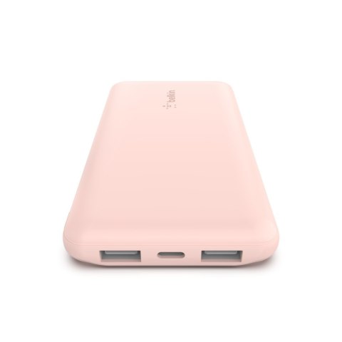 PowerBank 10 000mAh USB A i C 15W różowe złoto Belkin PowerBank 10 000mAh USB A i C 15W różowe złoto Belkin