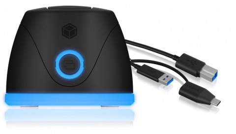 Stacja dokująca IB-1124L-C31 1xSATA III SSD/HDD, USB 3.0TYPE-C/TYPE-A IcyBox Stacja dokująca IB-1124L-C31 1xSATA III SSD/HDD, USB 3.0TYPE-C/TYPE-A IcyBox