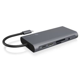 Stacja dokująca IB-DK4040-CPD TYPE-C z dwoma interfejsami wideo IcyBox