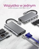 Stacja dokująca IB-DK4040-CPD TYPE-C z dwoma interfejsami wideo IcyBox