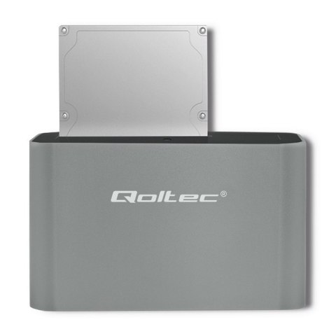 Stacja dokująca dysków HDD/SSD | 2.5"/3.5" SATA | USB 3.0 Qoltec Stacja dokująca dysków HDD/SSD | 2.5"/3.5" SATA | USB 3.0 Qoltec