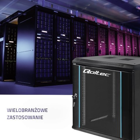 Szafa RACK 19 cali | 12U | 600 x 635 x 450 Qoltec Szafa RACK 19 cali | 12U | 600 x 635 x 450 Qoltec