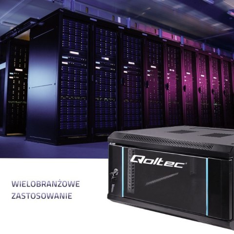 Szafa RACK 19 cali | 6U | 600 x 370 x 600 Qoltec Szafa RACK 19 cali | 6U | 600 x 370 x 600 Qoltec