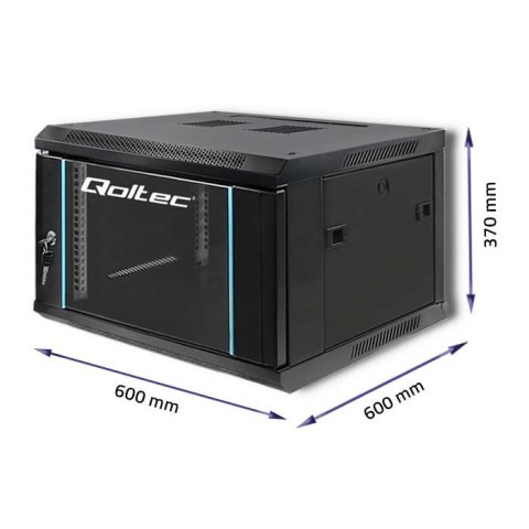Szafa RACK 19 cali | 6U | 600 x 370 x 600 Qoltec Szafa RACK 19 cali | 6U | 600 x 370 x 600 Qoltec