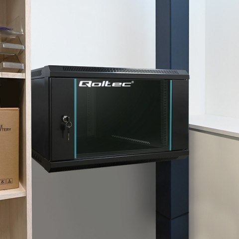 Szafa RACK 19 cali | 9U | 600 x 500 x 450 Qoltec Szafa RACK 19 cali | 9U | 600 x 500 x 450 Qoltec