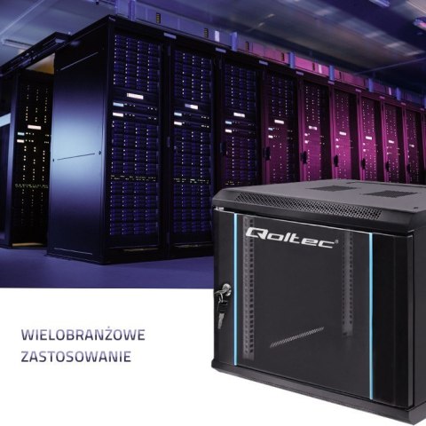 Szafa RACK 19 cali | 9U | 600 x 500 x 600 Qoltec Szafa RACK 19 cali | 9U | 600 x 500 x 600 Qoltec