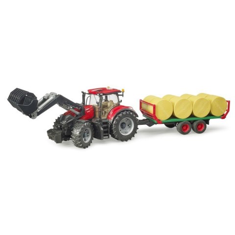 Traktor Case IH 300 CVX z ładowarką i przyczepą BRUDER Traktor Case IH 300 CVX z ładowarką i przyczepą BRUDER
