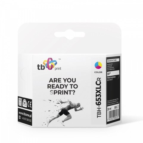 Tusz do HP DeskJet 6075 TBH-653XLCR kolorowy refabrykowany TB Print Tusz do HP DeskJet 6075 TBH-653XLCR kolorowy refabrykowany TB Print