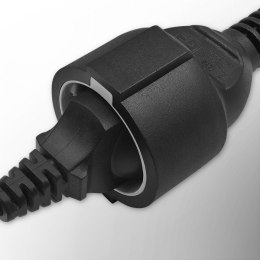 Adapter IEC 320 C14 / SCHUKO | 0.15m Qoltec