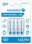 Akumulatory paluszki R03/AAA 1000 mAH blister 4 szt. EverActive