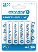 Akumulatory paluszki R6/AA 2600 mAH, blister 4 szt. EverActive