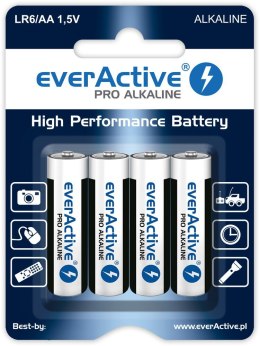 Baterie paluszki LR6/AA blister 4 szt. EverActive