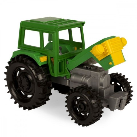 Farmer traktor z przyczepą na konie w kartonie Wader Farmer traktor z przyczepą na konie w kartonie Wader