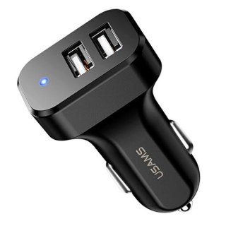 Ładowarka samochodowa 2xUSB C13 2,1A USAMS