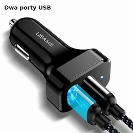 Ładowarka samochodowa 2xUSB C13 2,1A USAMS