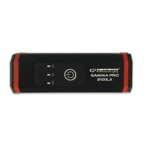 Lampka rowerowa Led na przĂłd 2w1 Gamma Pro 2100 LX