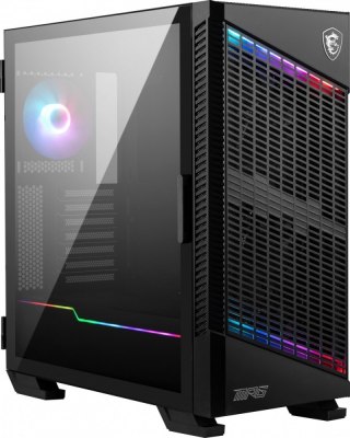 Obudowa MPG VELOX 100P AIRFLOW TEMPERED GLASS 2USB 3.1 MSI