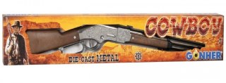 Strzelba kowbojska metalowa 8 naboi Gonher Pulio