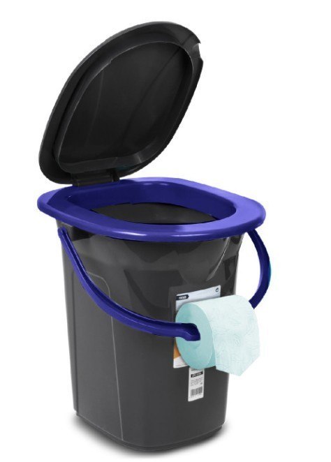 Toaleta turystyczna GB320BB czarno-granatowa GreenBlue Toaleta turystyczna GB320BB czarno-granatowa GreenBlue