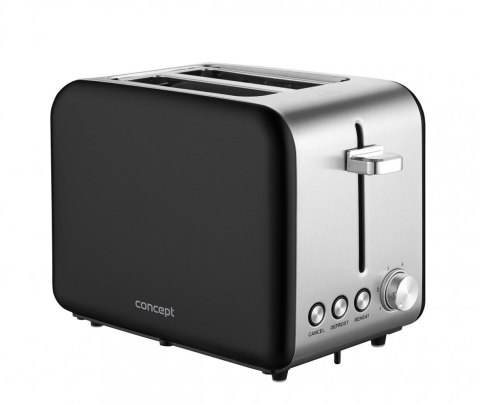 Toster TE2052 inox czarny Concept