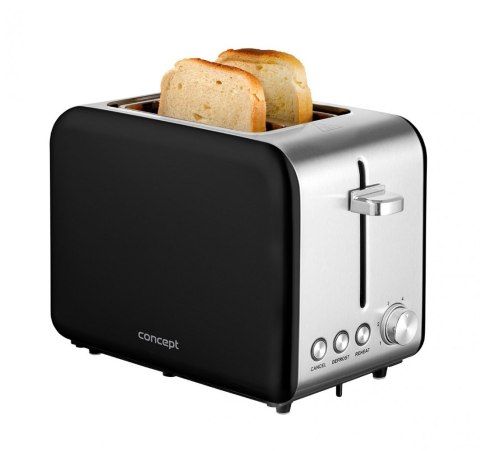 Toster TE2052 inox czarny Concept