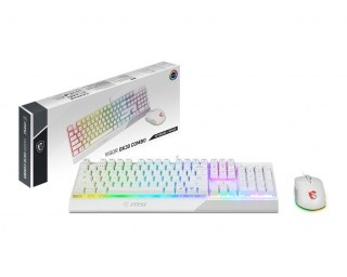 Zestaw Klawiatura + Mysz Vigor GK30 Combo biały MSI