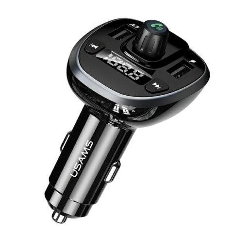 Zestaw głośnomówiący C21 z transmiterem FM MP3 Bluetooth 2xUSB 3,4A USAMS