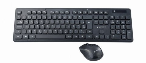 Zestaw klawiatura+mysz czarny/bezprzewodowy US Gembird