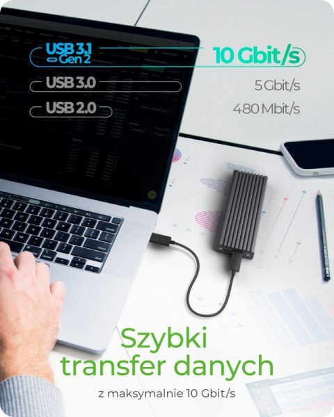 IB-1817MC-C31 TypeC USB 3.1 (Gen 2) na PCI NVMe & SATA M.2 2230/2242/2260/2280 SSD IcyBox IB-1817MC-C31 TypeC USB 3.1 (Gen 2) na PCI NVMe & SATA M.2 2230/2242/2260/2280 SSD IcyBox