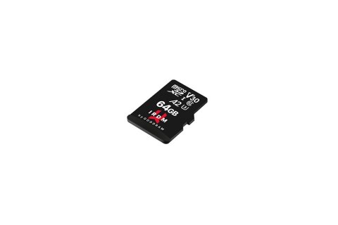 Karta pamięci microSD IRDM 64GB UHS-I U3 A2 + adapter GOODRAM