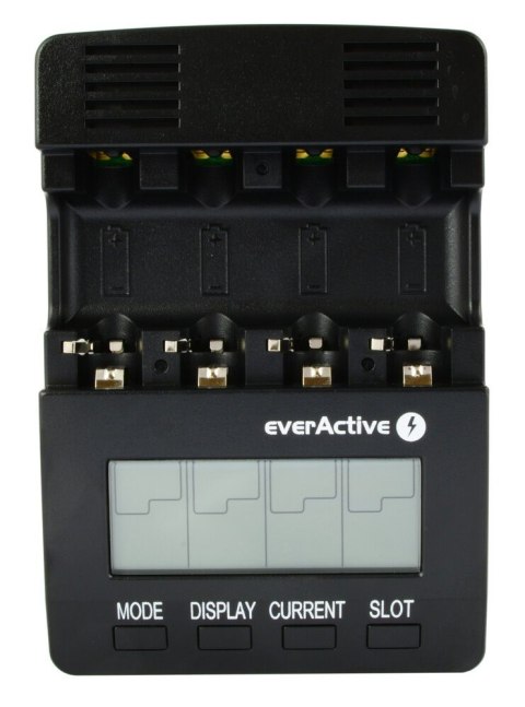 Ładowarka procesorowa NC-3000 do akumulatorków AA/AAA/C/D EverActive Ładowarka procesorowa NC-3000 do akumulatorków AA/AAA/C/D EverActive