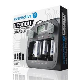 Ładowarka procesorowa NC-900U Uniwersalna, ładująca nietypowe konfiguracje akumulatorów EverActive