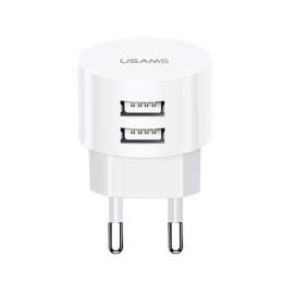 Ładowarka sieciowa T20 2XUSB 2,1A Okrągła USAMS