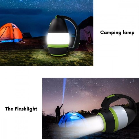 Lampa LED 3w1 latarka kempingowa biurkowa funkcja powerbanku MCE298 Maclean