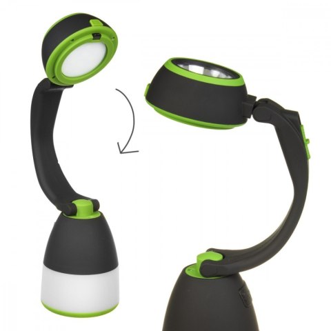 Lampa LED 3w1 latarka kempingowa biurkowa funkcja powerbanku MCE298 Maclean