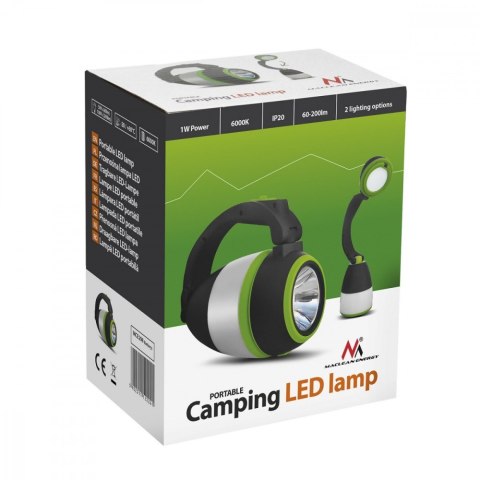 Lampa LED 3w1 latarka kempingowa biurkowa funkcja powerbanku MCE298 Maclean