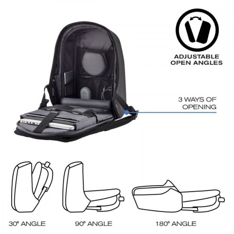 Plecak antykradzieżowy BOBBY HERO XL BLACK XD DESIGN Plecak antykradzieżowy BOBBY HERO XL BLACK XD DESIGN