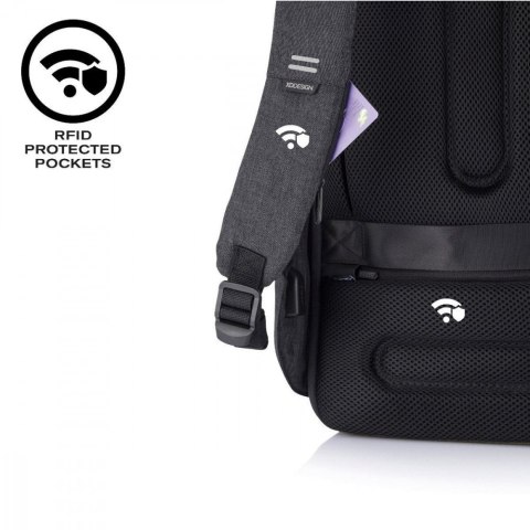Plecak antykradzieżowy BOBBY HERO REGULAR BLACK XD DESIGN Plecak antykradzieżowy BOBBY HERO REGULAR BLACK XD DESIGN