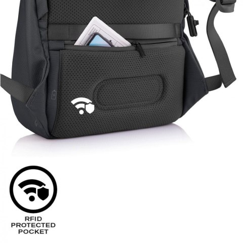 Plecak antykradzieżowy BOBBY SOFT BLACK XD DESIGN Plecak antykradzieżowy BOBBY SOFT BLACK XD DESIGN