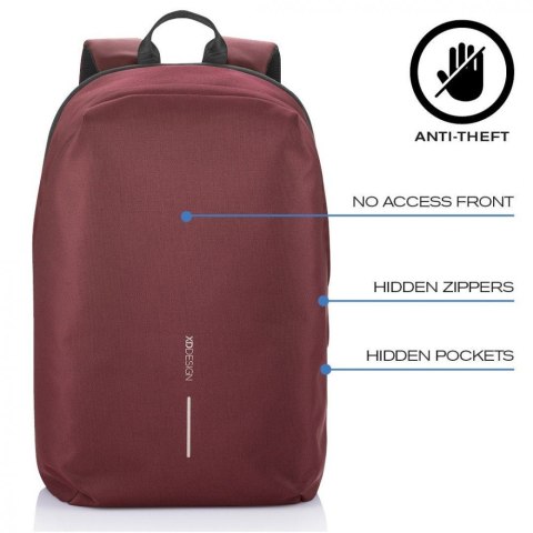 Plecak antykradzieżowy BOBBY SOFT RED XD DESIGN Plecak antykradzieżowy BOBBY SOFT RED XD DESIGN