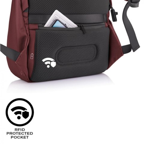 Plecak antykradzieżowy BOBBY SOFT RED XD DESIGN Plecak antykradzieżowy BOBBY SOFT RED XD DESIGN